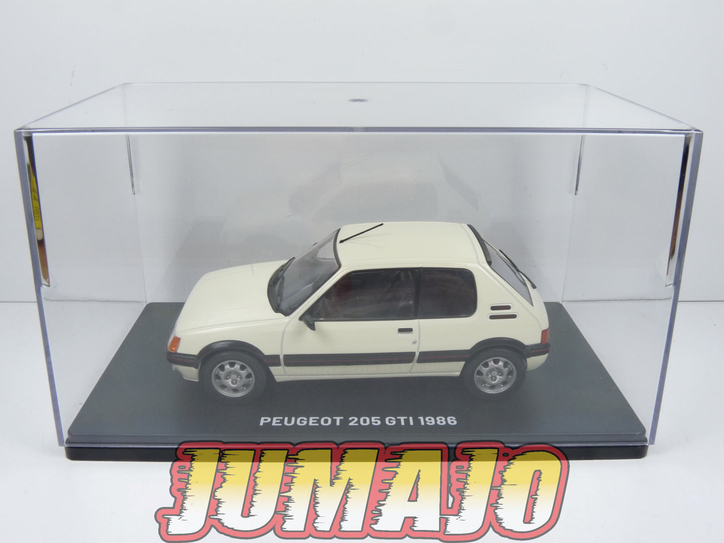 VQR48 Voiture 1/24 Hachette Roumanie : PEUGEOT 205 GTI 1986