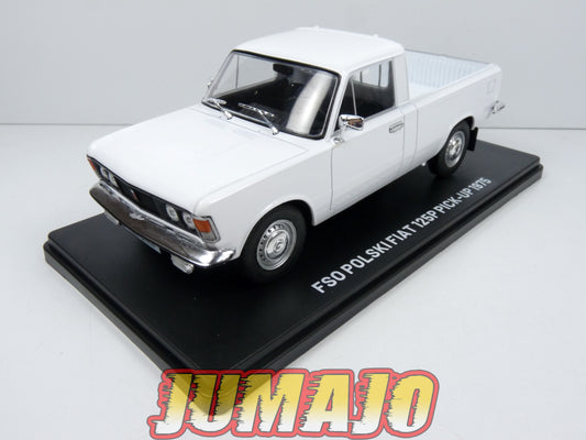 VQR52 Voiture 1/24 Hachette Roumanie : FSO Polski Fiat 125P Pick-up 1975