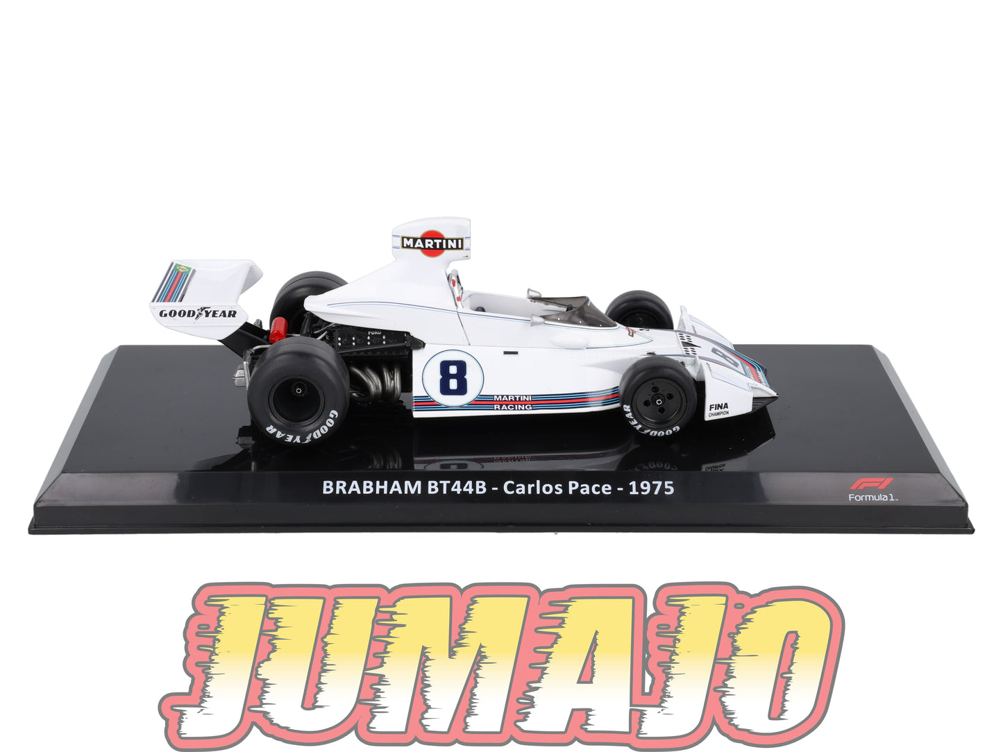 VQVC251 Voiture Course 1/24 Altaya Formule 1 BRABHAM BT44B Martini Racing 1975 #8 C.Pace