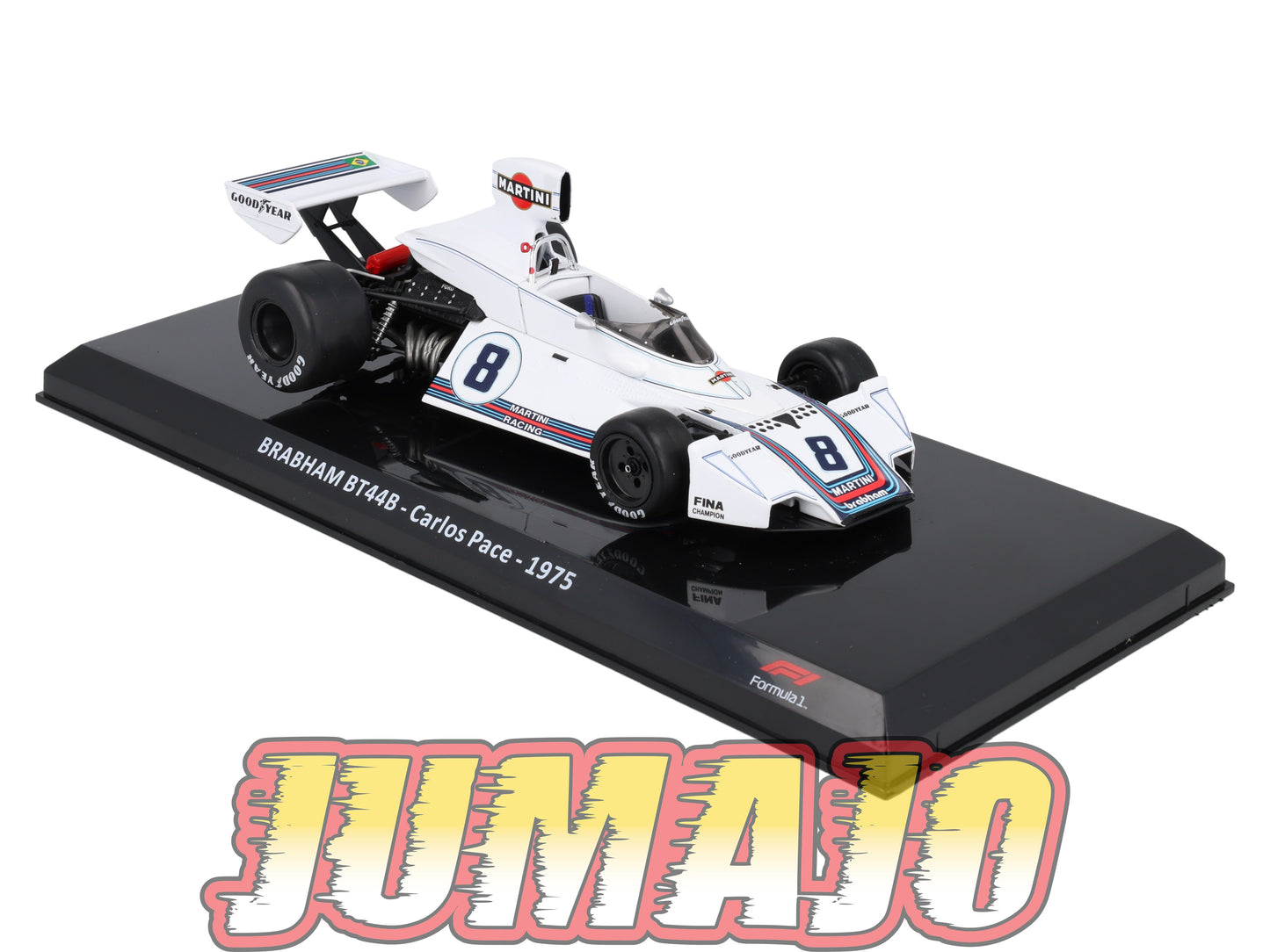 VQVC251 Voiture Course 1/24 Altaya Formule 1 BRABHAM BT44B Martini Racing 1975 #8 C.Pace