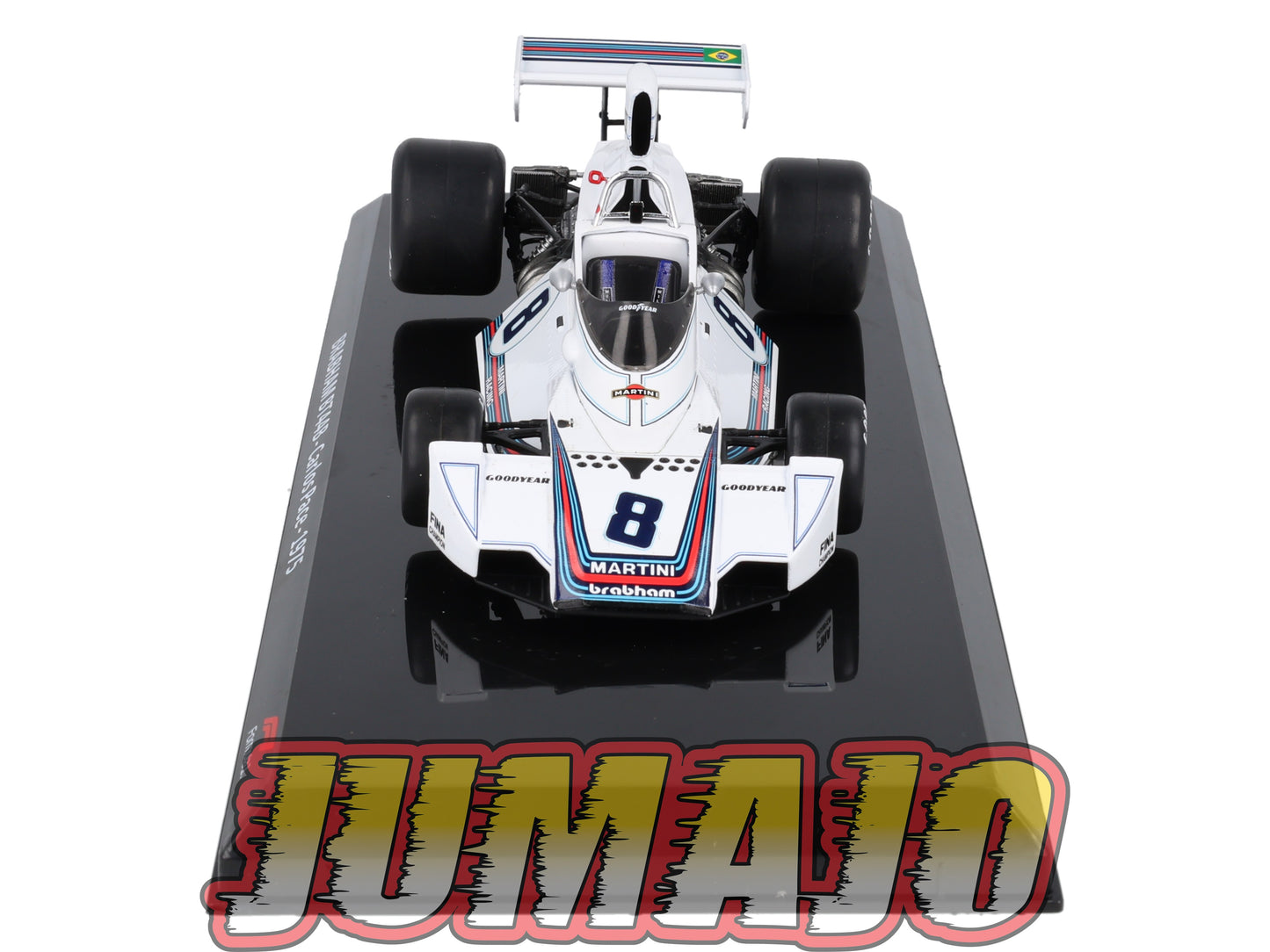VQVC251 Voiture Course 1/24 Altaya Formule 1 BRABHAM BT44B Martini Racing 1975 #8 C.Pace