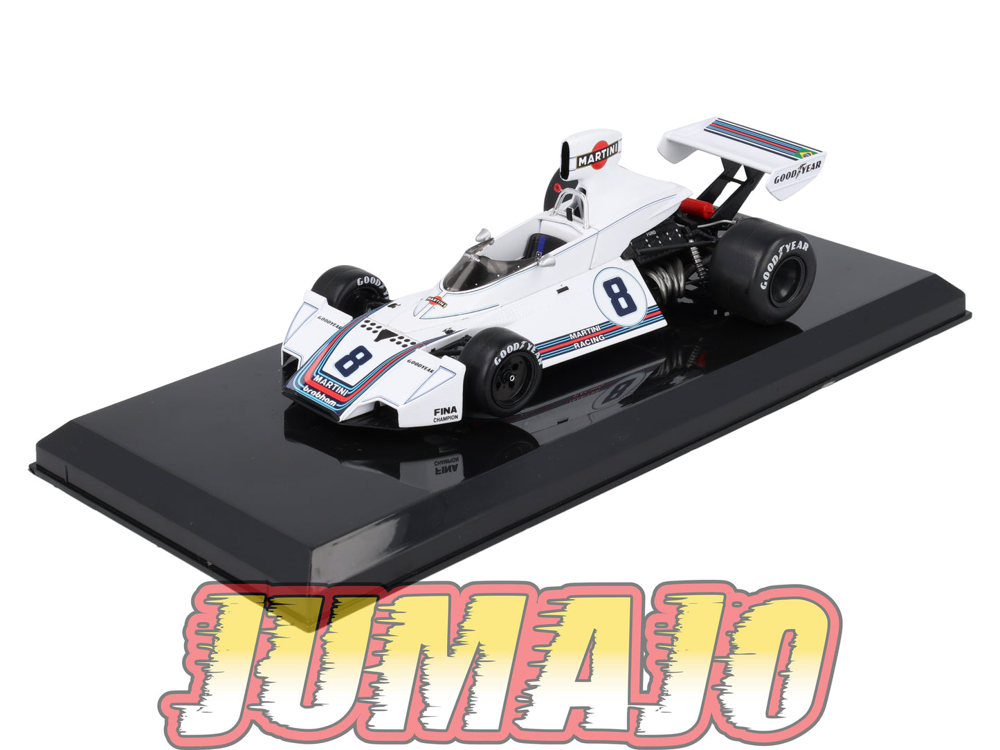 VQVC251 Voiture Course 1/24 Altaya Formule 1 BRABHAM BT44B Martini Racing 1975 #8 C.Pace