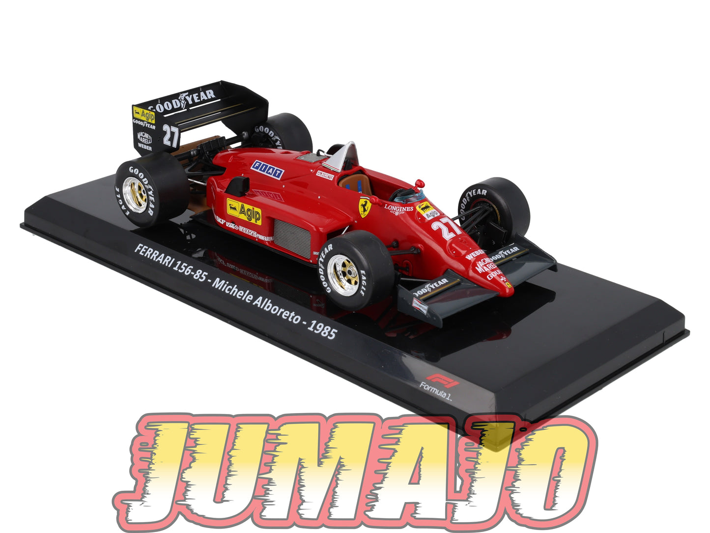 VQVC252 Voiture Course 1/24 Altaya Formule 1 FERRARI 156-85 1985 #27 M.Alboreto