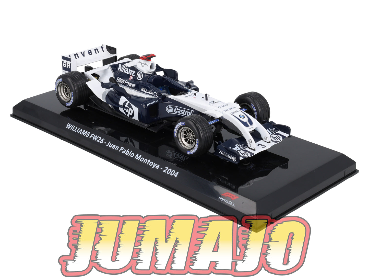 VQVC257 Voiture Course 1/24 Altaya Formule 1 WILLIAMS FW26 2004 #3 J.Pablo Montoya