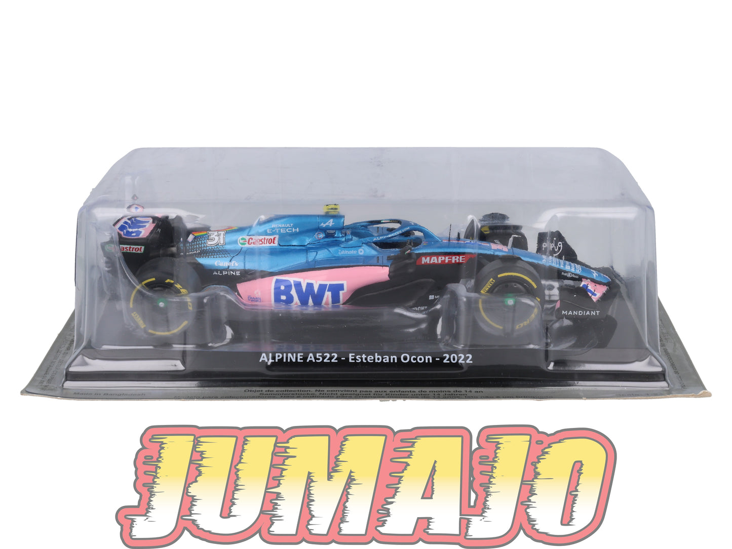 VQVC69 Voiture Course 1/24 Altaya Formule 1 ALPINE A522 2022 #31 E.Ocon
