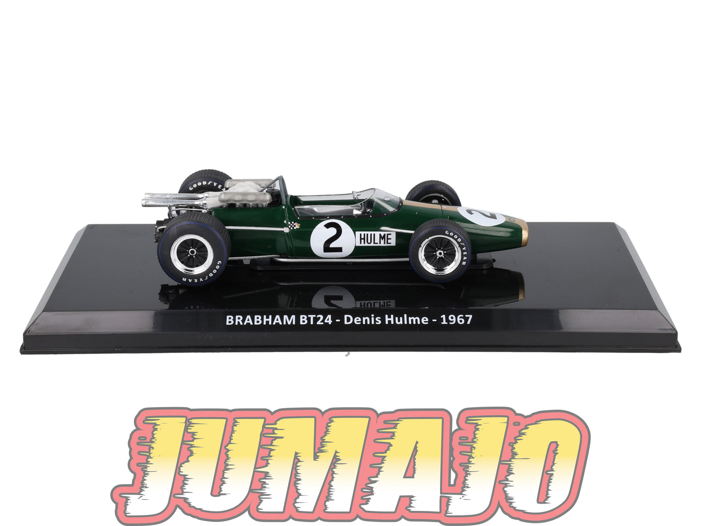 VQVC70 Voiture Course 1/24 Altaya Formule 1 BRABHAM BT24 1967 #2 D.Hulme