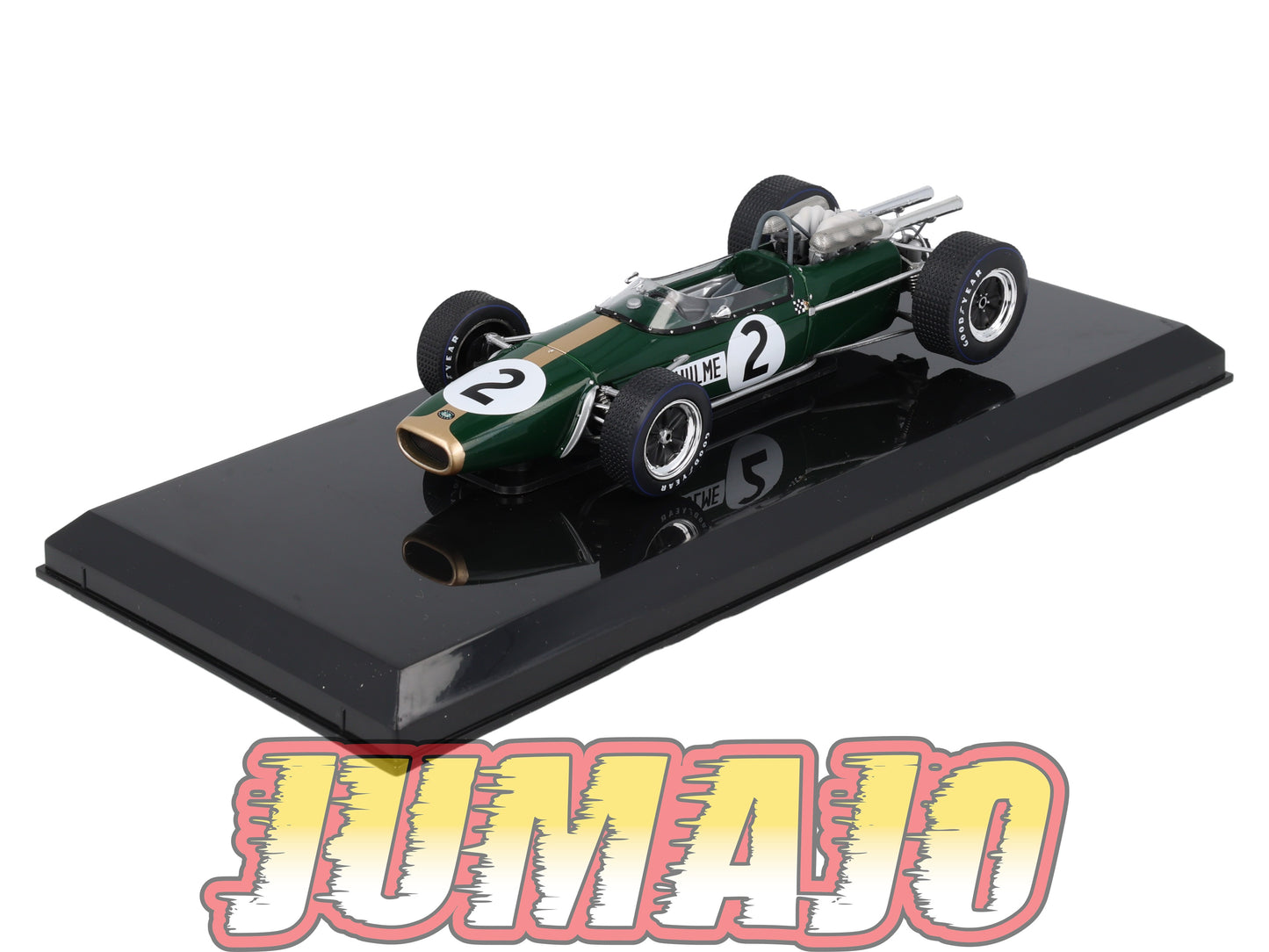 VQVC70 Voiture Course 1/24 Altaya Formule 1 BRABHAM BT24 1967 #2 D.Hulme