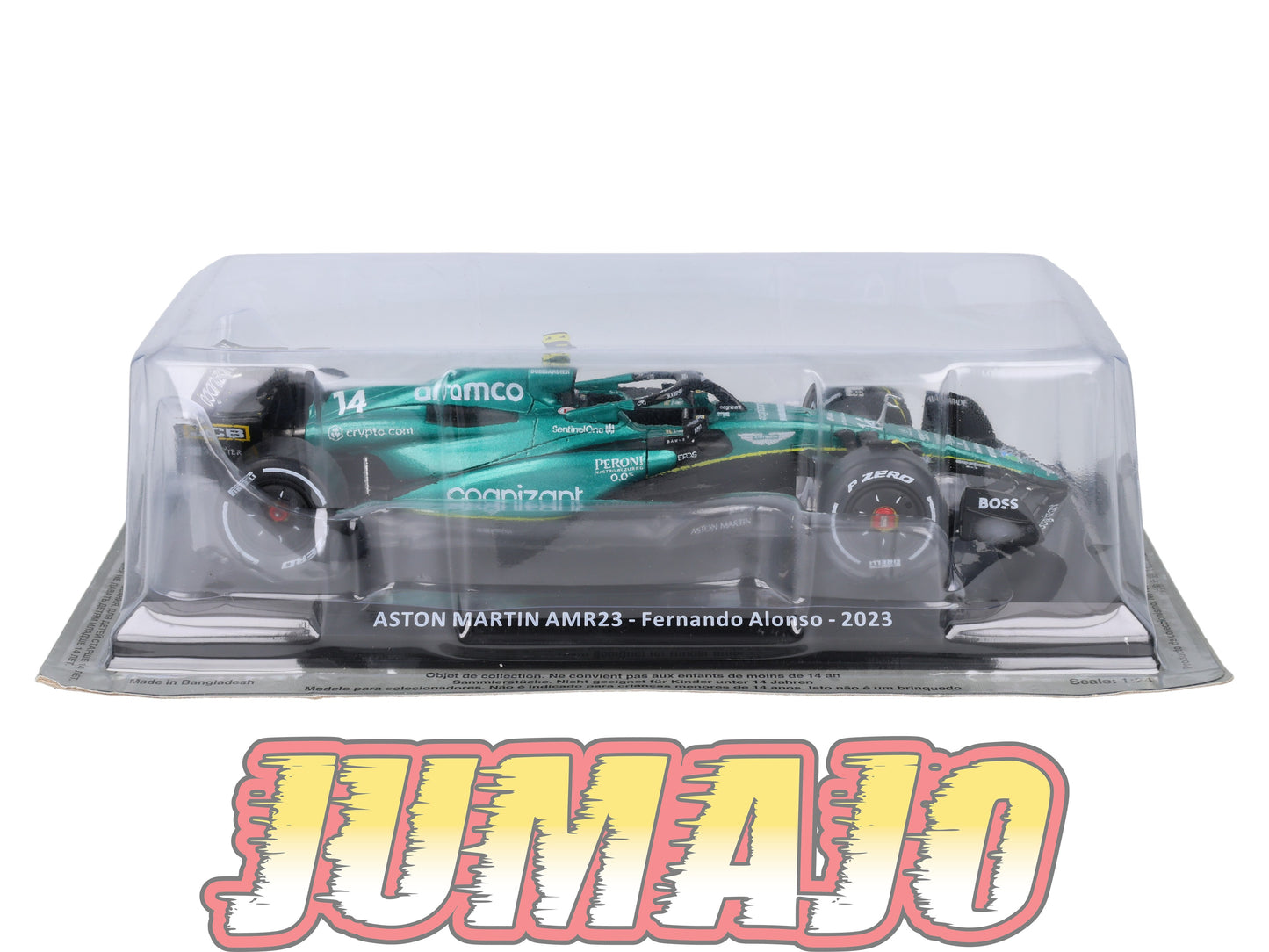 VQVC71 Voiture Course 1/24 Altaya Formule 1 ASTON MARTIN AMR23 2023 #14 F.Alonso