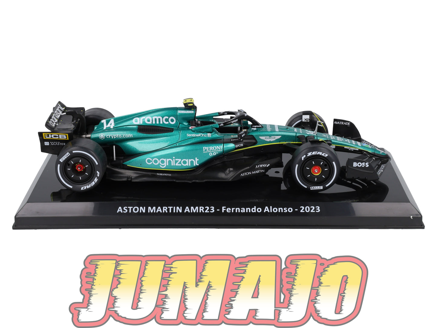 VQVC71 Voiture Course 1/24 Altaya Formule 1 ASTON MARTIN AMR23 2023 #14 F.Alonso