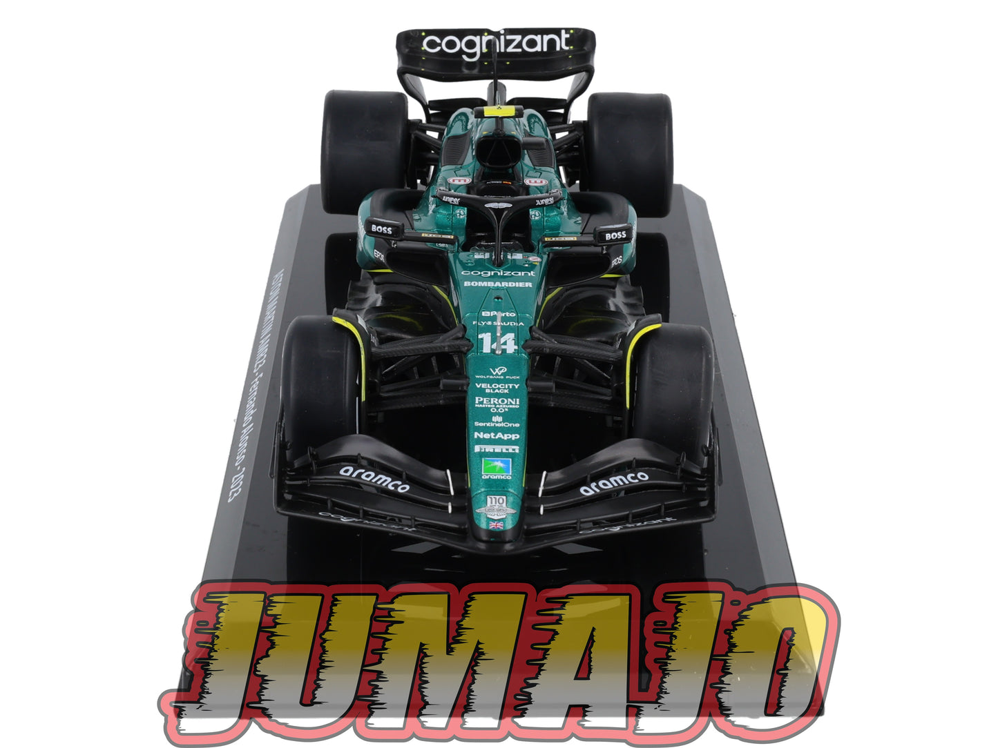 VQVC71 Voiture Course 1/24 Altaya Formule 1 ASTON MARTIN AMR23 2023 #14 F.Alonso