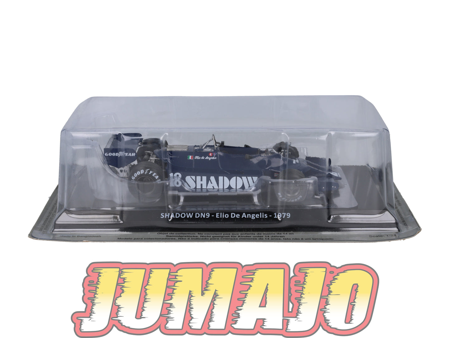 VQVC73 Voiture Course 1/24 Altaya Formule 1 SHADOW DN9 1979 #18 Elio De Angelis