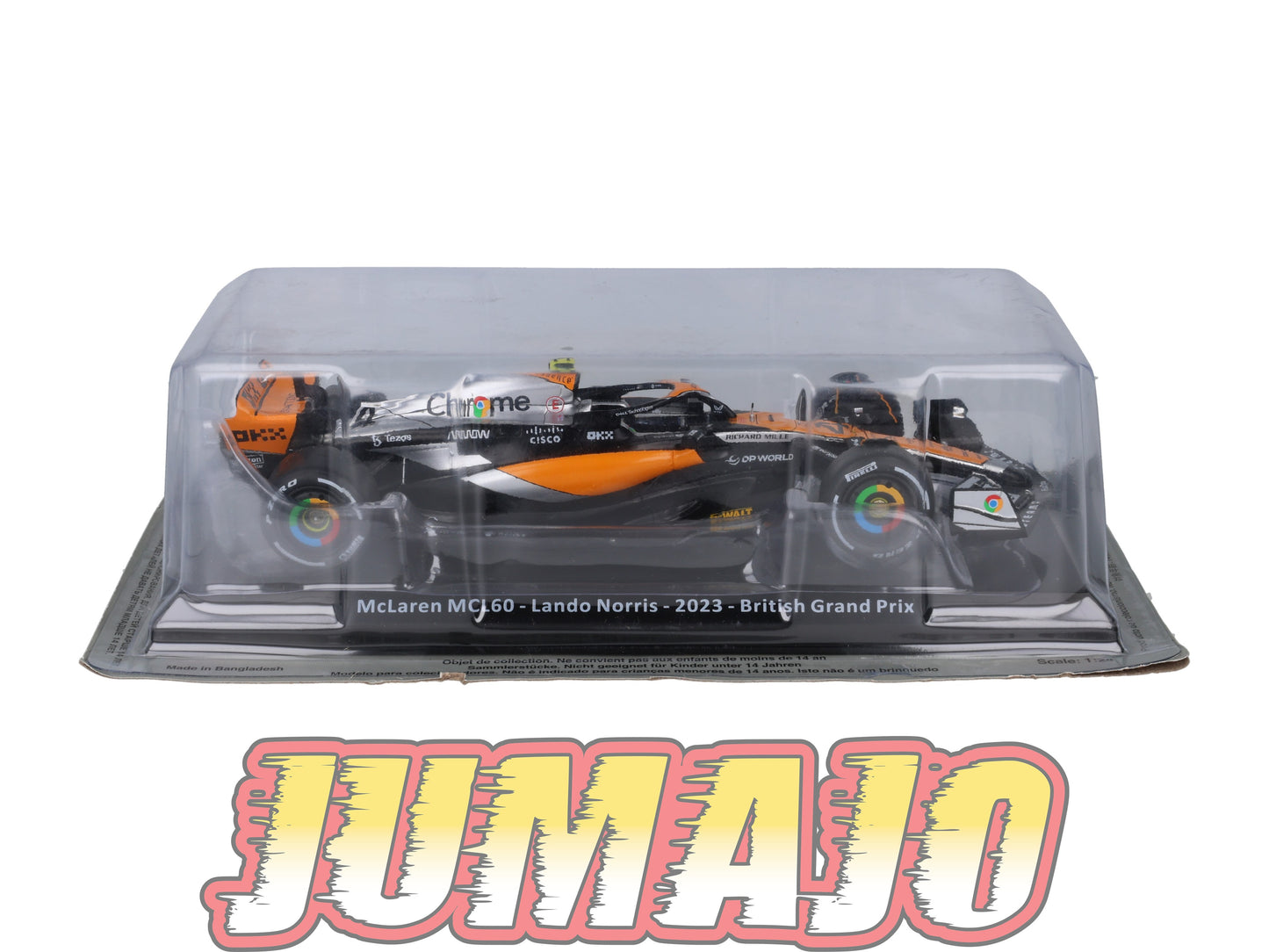 VQVC74 Voiture Course 1/24 Altaya Formule 1 MCLAREN MCL60 2023 #4 Norris