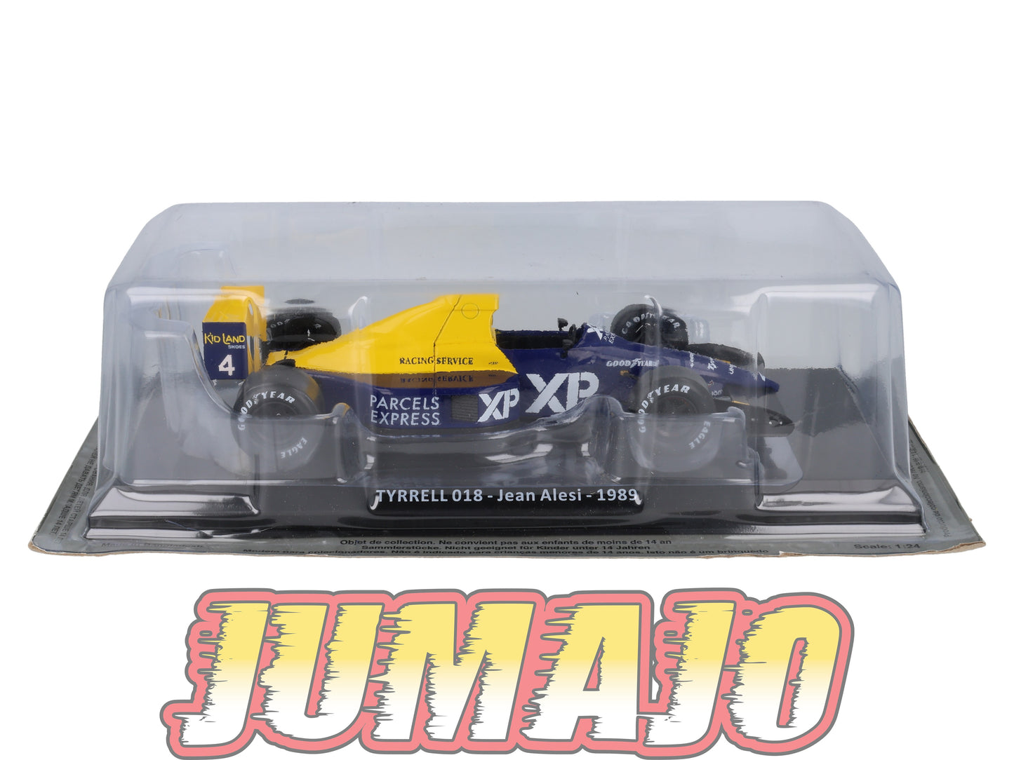 VQVC86 Voiture Course 1/24 Altaya Formule 1 TYRRELL 018 1989 #4 J Alesi