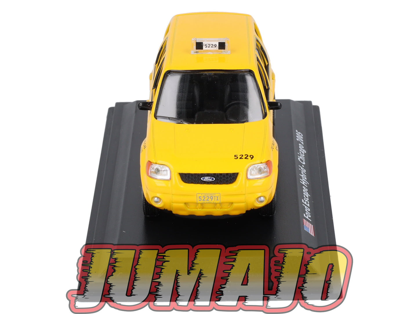 XAT21 Voiture 1/43 IXO FABBRI TAXIS DU MONDE : FORD Escape Hybrid Chicago 2005