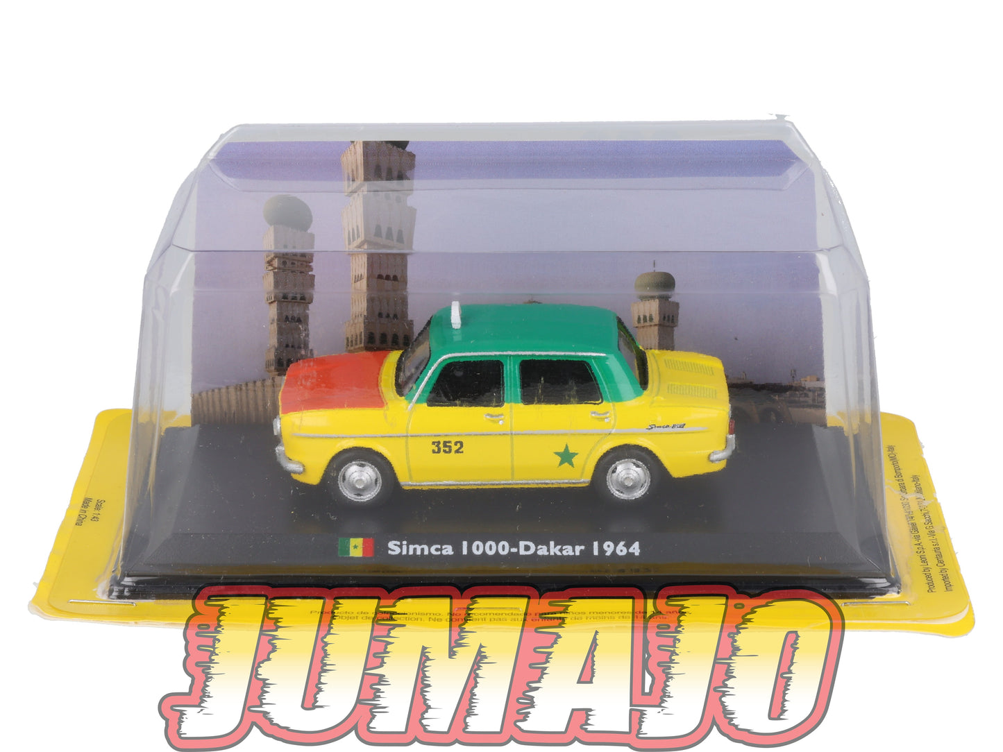 XAT30 Voiture 1/43 IXO FABBRI TAXIS DU MONDE : SIMCA 1000 Dakar 1964