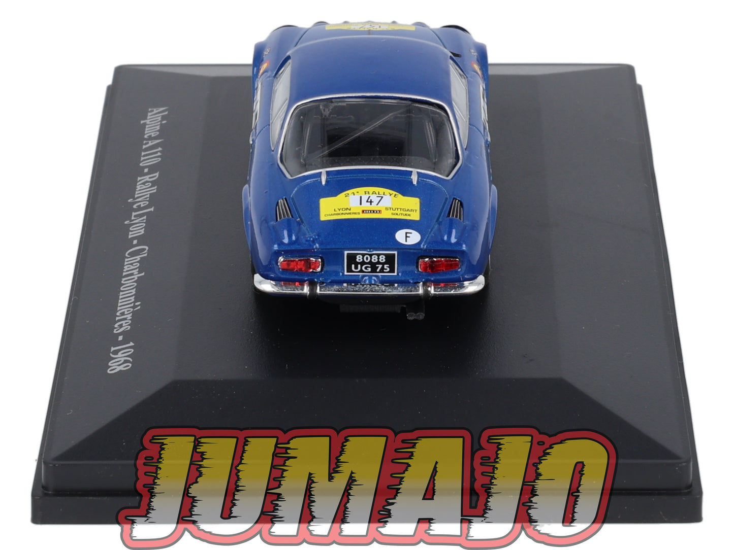 ALP19 Voiture 1/43 Eligor RENAULT Alpine A 110 Rallye Lyon Charbonnières #147 1968
