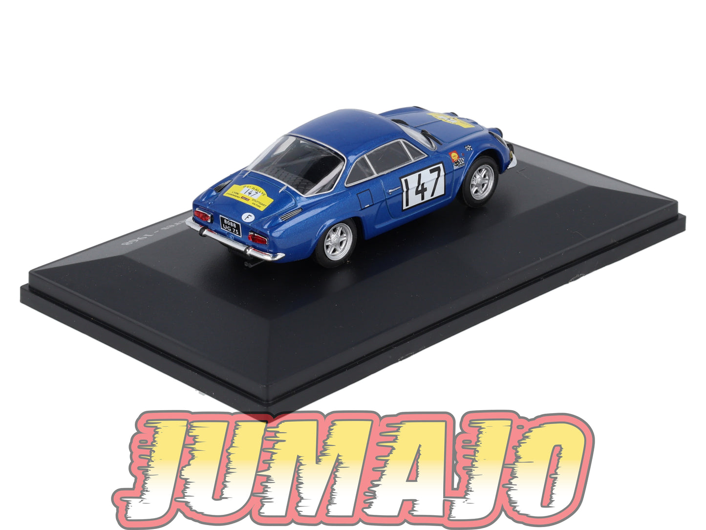 ALP19 Voiture 1/43 Eligor RENAULT Alpine A 110 Rallye Lyon Charbonnières #147 1968