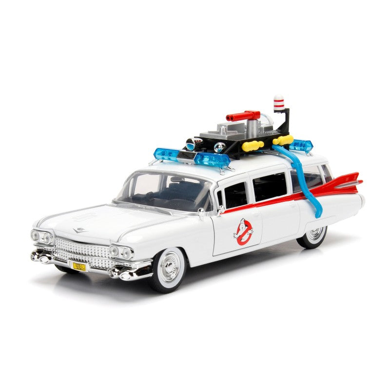 J748 Voiture 1/32 JADA Ghostbusters  : Cadillac  Ecto-1 Hollywood Rides 1959