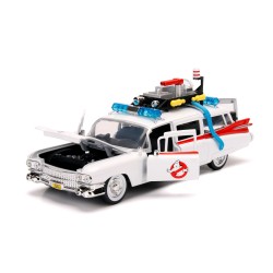 J748 Voiture 1/32 JADA Ghostbusters  : Cadillac  Ecto-1 Hollywood Rides 1959