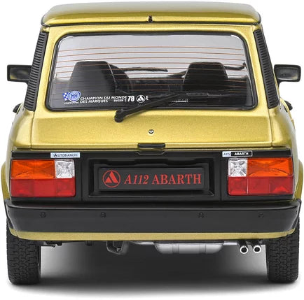 DH3804 Voiture 1/18 SOLIDO : Autobianchi A112 Abarth Bronze 1980