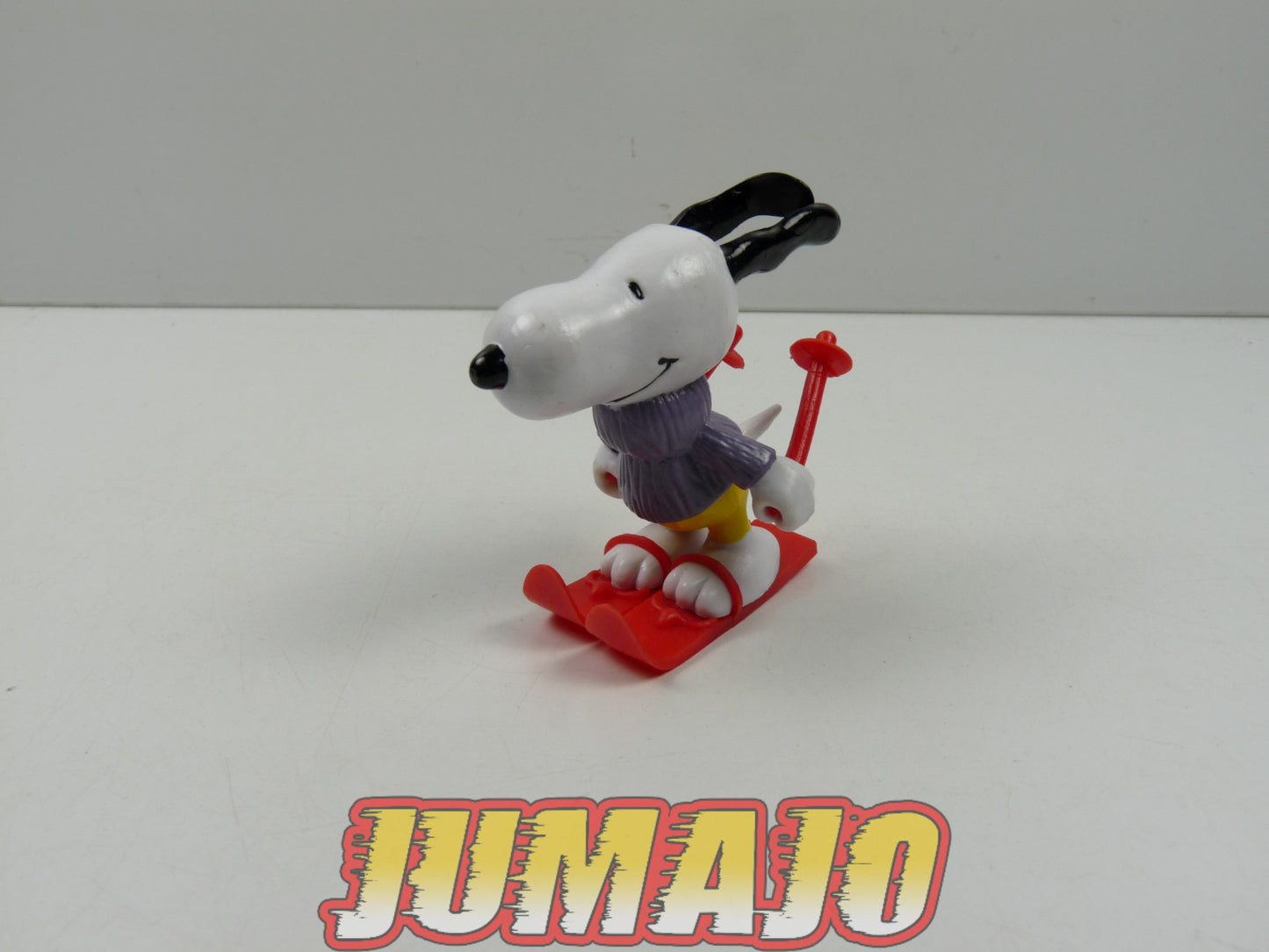 FIGZ (G) : Lot de 4 figurines Snoopy SCHLEICH 6cm : Snoopy Ski + Vélo + Escrime+ Charlie Brown