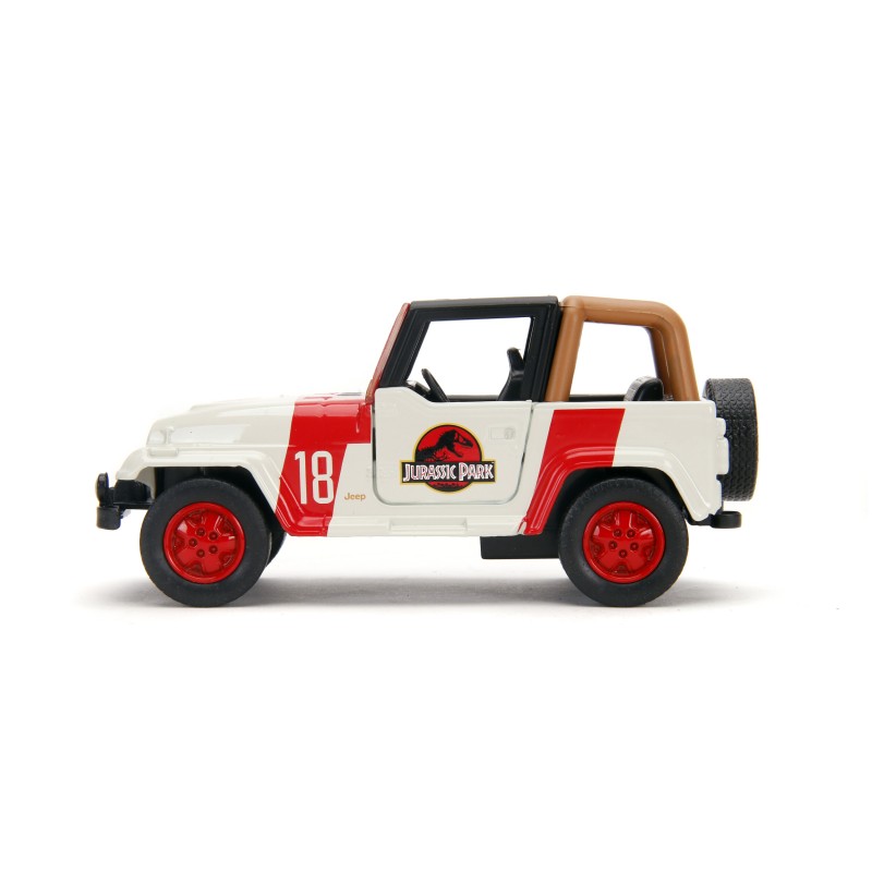 J129 Voiture 1/32 JADA Jurassic Park : Jeep Wrangler 1992