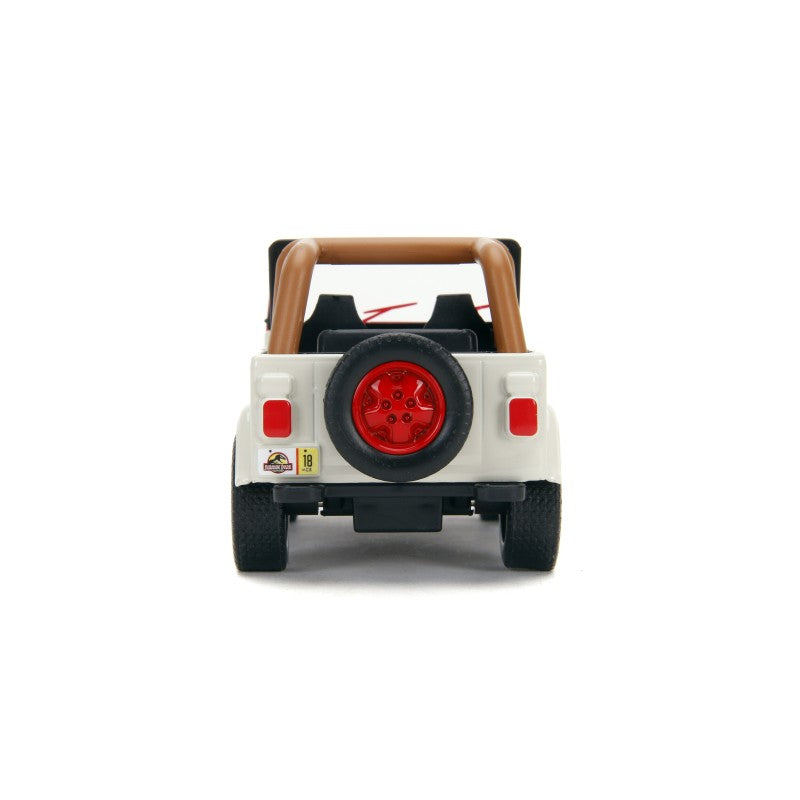 J129 Voiture 1/32 JADA Jurassic Park : Jeep Wrangler 1992