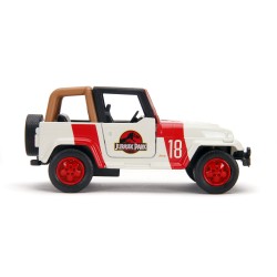 J129 Voiture 1/32 JADA Jurassic Park : Jeep Wrangler 1992