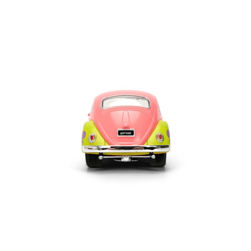 J479 Voiture 1/32 JADA Bob L'éponge : Volkswagen Beetle 1959 Rose