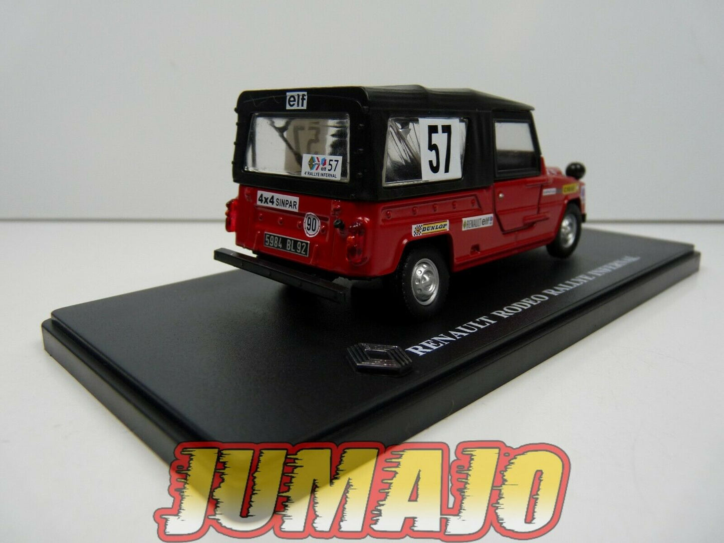 R4L40 Passion RENAULT 4 L 1/43 RENAULT Rodeo rallye Infernal #57 1972