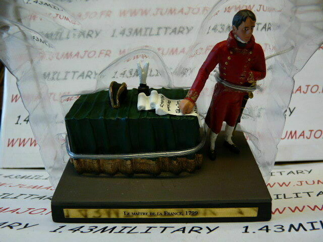 NAP3 CAVALIER de plomb NAPOLEON 1/32: Le maître de La France 1799 premier consul