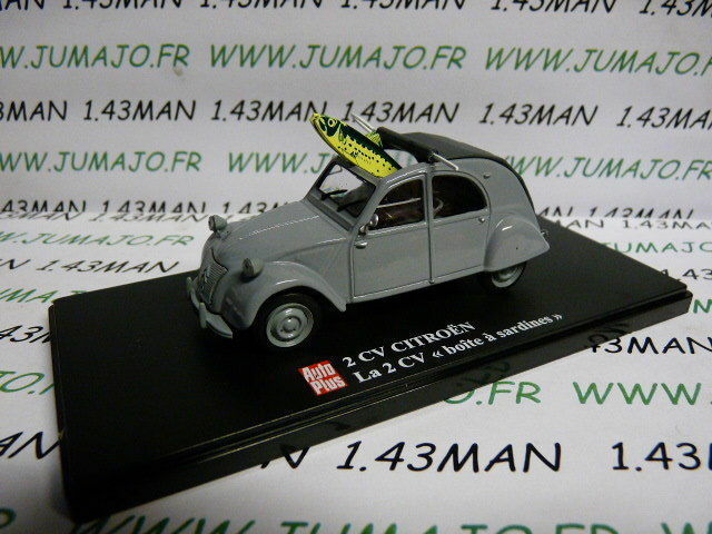 2CVAP53 Voiture 1/43 ELIGOR Auto plus : CITROEN 2CV n°36 boîte à sardines