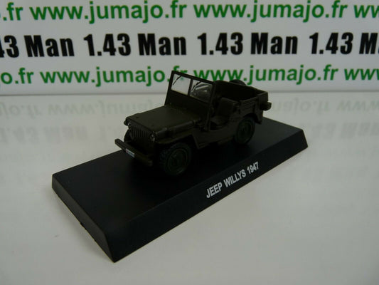 CR21 voiture 1/43 CARABINIERI : JEEP WILLYS 1947