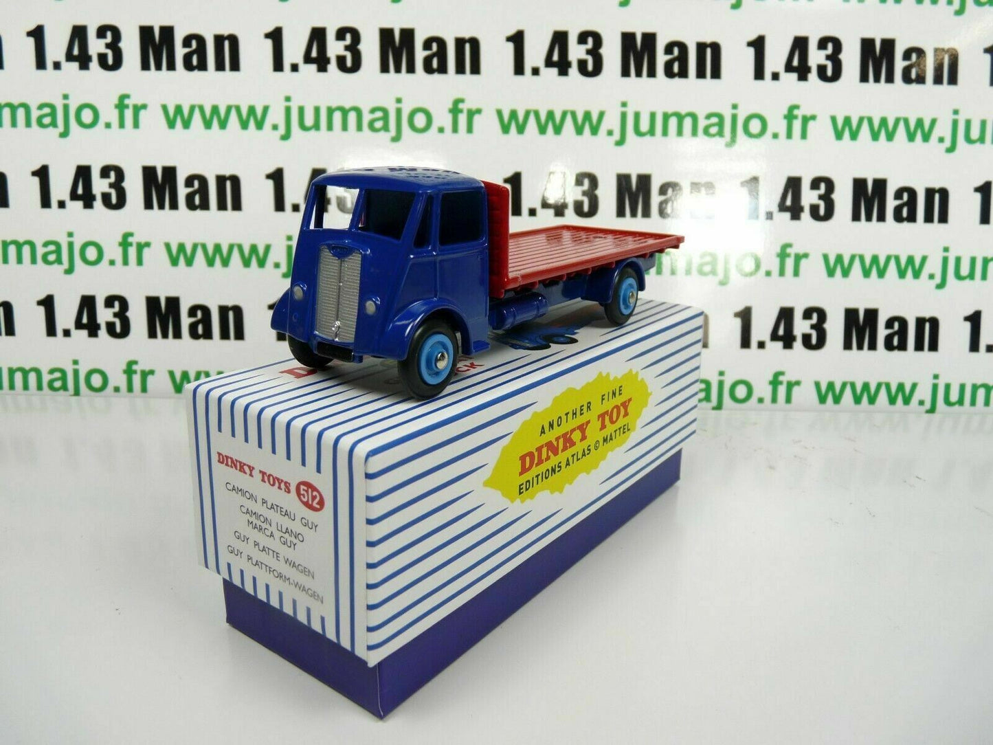 DT78 Voiture réédition DINKY TOYS atlas : 512 Guy Flat Truck UK