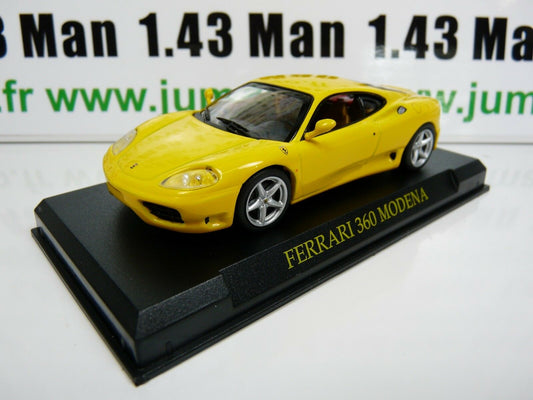 FER35 voiture 1/43 IXO Altaya : FERRARI F360 MODENA jaune
