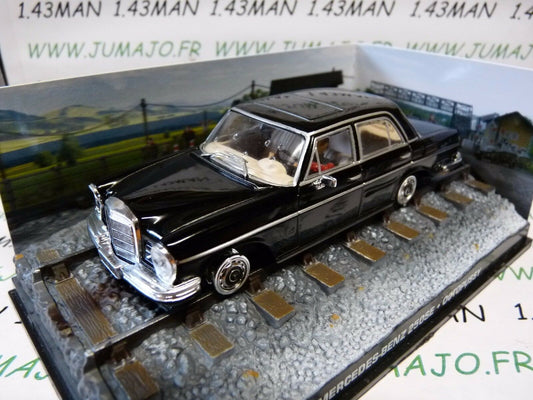 JB22 voiture 1/43 IXO 007 JAMES BOND  : Mercedes benz 250SE Octopussy rail