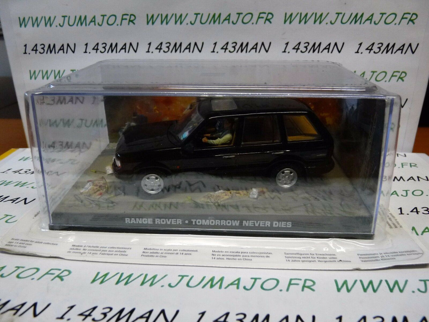 JB34 voiture 1/43 IXO 007 JAMES BOND : RANGE ROVER noir Tomorrow never dies