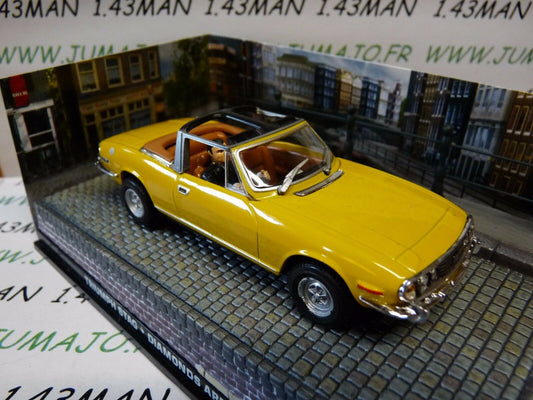JB143 voiture 1/43 IXO 007 JAMES BOND : TRIUMPH STAG Diamonds forever