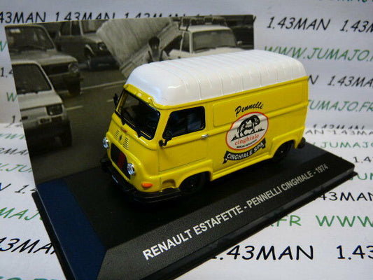 PIT40 1/43 IXO Véhicules d'époque ITALIE : RENAULT Estafette Pennelli Cinghiale