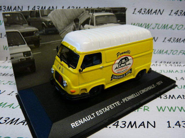 PIT40 1/43 IXO Véhicules d'époque ITALIE : RENAULT Estafette Pennelli Cinghiale
