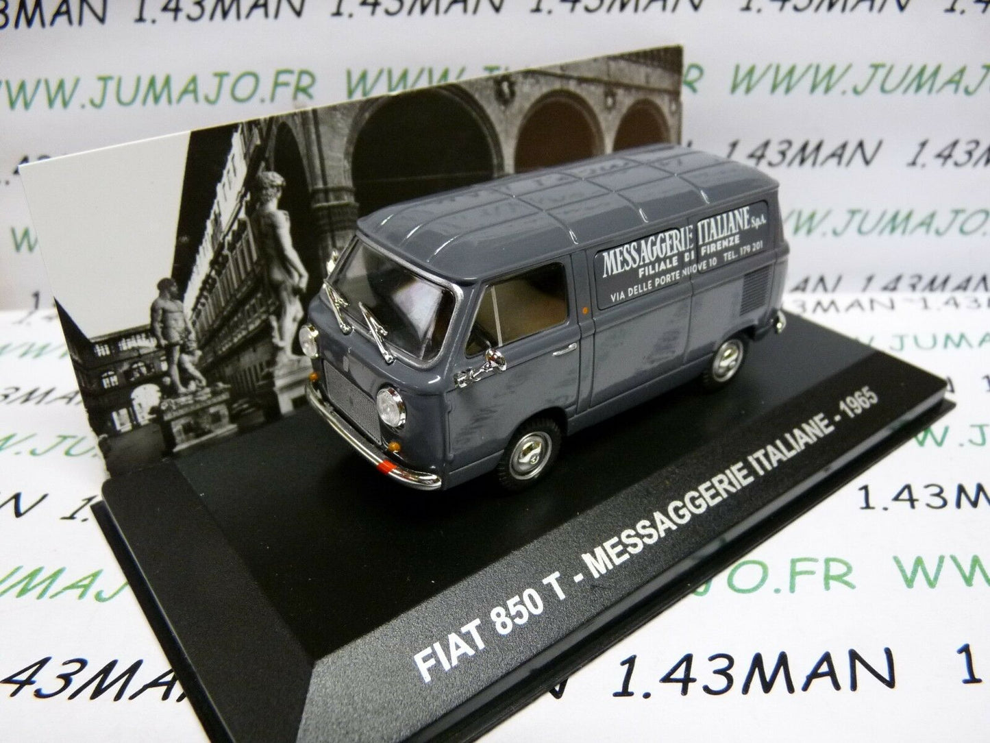 PIT47 1/43 IXO Altaya époque ITALIE : FIAT 850 T messagerie italienne 1965