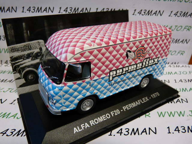 PIT27 1/43 IXO Altaya Véhicules ITALIE ALFA ROMEO F20 Permaflex saviem SG2