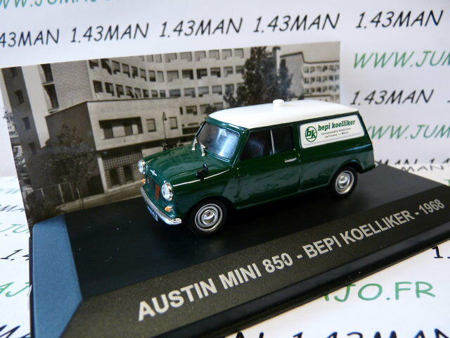 PIT41 voiture 1/43 Altaya IXO ITALIE AUSTIN Mini 850 break Bepi Koelliker 1968
