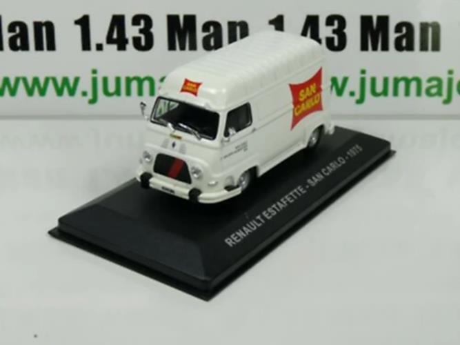 PIT60 1/43 IXO Véhicules d'époque ITALIE : RENAULT Estafette San Carlo 75