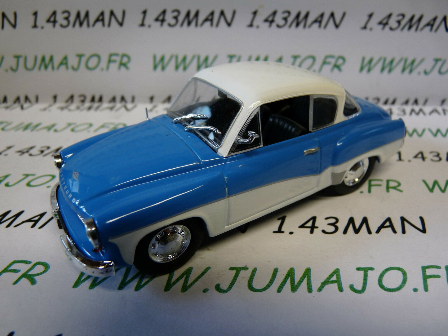 PL201 Voiture 1/43 IXO IST DeAgostini POLOGNE : WARTBURG 311 coupé DDR
