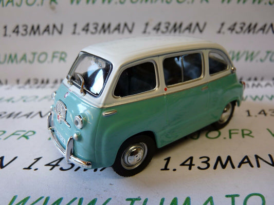 PL25 Voiture 1/43 IXO IST DeAgostini POLOGNE : FIAT 600 Multipla