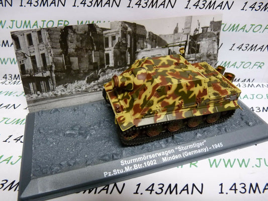 PZ11 Tank militaire 1/72 PANZER n°11 Sturmmörserwagen Minden Allemagne 1945