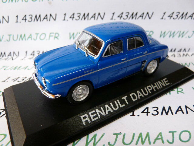 BAL23 Voiture 1/43 IXO DEAGOSTINI Balkans : RENAULT Dauphine bleu