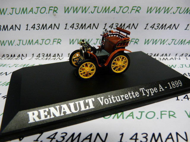 RE19 voiture 1/43 M6 Universal Hobbies : voiturette RENAULT TYPE A 1899