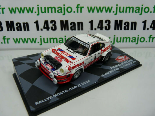 RMIT26 1/43 IXO Rallye Monte Carlo : PORSCHE 911 SC 1982 #6 B.Waldegard